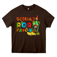 Chocolate Brown tequila porfavor Heavy Core Tee - AdoDesignShop