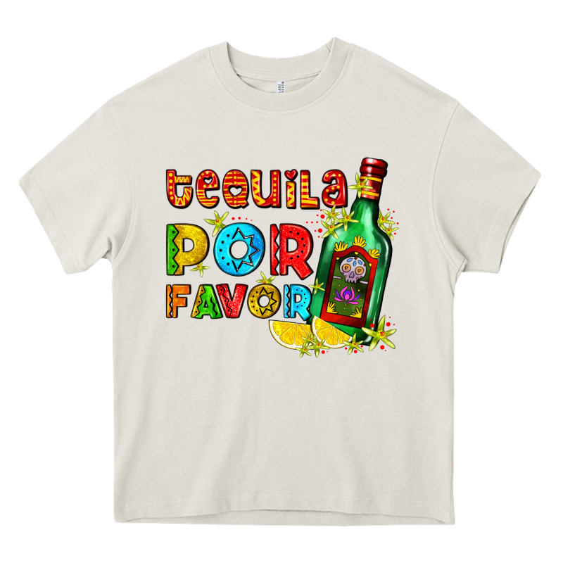Tequila Porfavor Heavy Core Tee by AdoDesignShop | Teevron