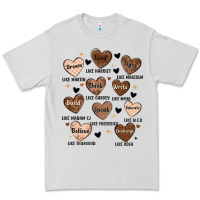 Dove Grey black history month hearts Premium Tee - MaliasSmallBusiness