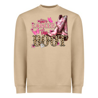 Mushroom Give Cancer the boot Cancer Awareness Heavyweight Sweatshirt - HowdyJamesFarm