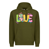 Army Green Easter Day Love Easter gnome Premium Hoodie - OliviaCreatesArt