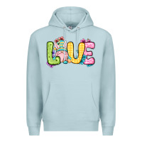 Blue Mist Easter Day Love Easter gnome Premium Hoodie - OliviaCreatesArt