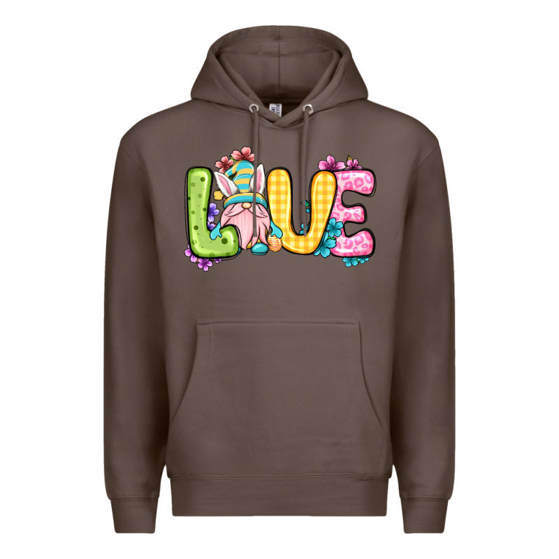 Easter Day Love Easter Gnome Premium Hoodie by OliviaCreatesArt | Teevron