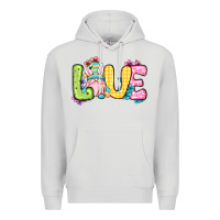 Dove Grey Easter Day Love Easter gnome Premium Hoodie - OliviaCreatesArt