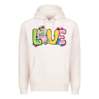 Pale Pink Easter Day Love Easter gnome Premium Hoodie - OliviaCreatesArt