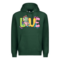 Sports Green Easter Day Love Easter gnome Premium Hoodie - OliviaCreatesArt