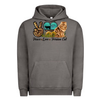 Pigment Tornado Peace Love Persian Cat Urban Hoodie - LillyAllenDesigns