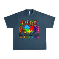 Midnight Navy autism mom like a normal mom except much stronger Urban Heavy Tee - Artiststas