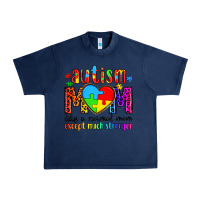 Navy autism mom like a normal mom except much stronger Urban Heavy Tee - Artiststas