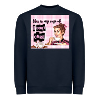 Navy retro housewife Heavyweight Sweatshirt - TumblerDesignByShophia