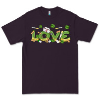 Plum st patricks love nurse Premium Tee - MaliasSmallBusiness