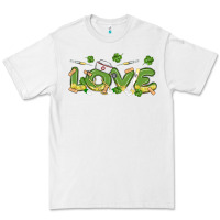 White st patricks love nurse Premium Tee - MaliasSmallBusiness