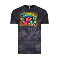 Cloud Black life is better in flip flops Vintage Tee - JahusDesignShop