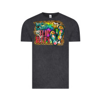 Vintage Black life is better in flip flops Vintage Tee - JahusDesignShop