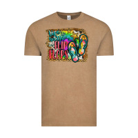 Vintage Coffee life is better in flip flops Vintage Tee - JahusDesignShop
