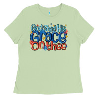 God Shed His Grace On The Thee Ladies Tee | Teevron
