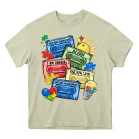 Mossy autism cassette tapes Heavy Core Tee - MaliasSmallBusiness