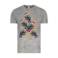 Cloud Rock Christmas Tree With Manatee Vintage Tee - LillyAllenDesigns
