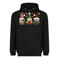 Black Christmas Gnomes Heavyweight Hoodie - BundleAndBundleShop