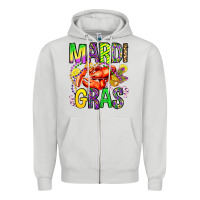 Mardi Gras Crawfish Olivia Zipper Hoodie | Teevron