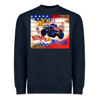 Navy red white & boom Heavyweight Sweatshirt - TumblerDesignByShophia