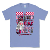 Colony Blue pink ghost breast cancer awareness Classic Tee - LillyAllenDesigns