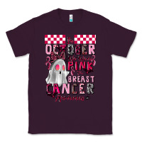 Plum pink ghost breast cancer awareness Classic Tee - LillyAllenDesigns