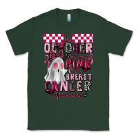 Sports Green pink ghost breast cancer awareness Classic Tee - LillyAllenDesigns