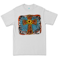 Dove Grey western cross Premium Tee - JahusDesignShop