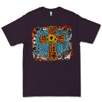 Plum western cross Premium Tee - JahusDesignShop