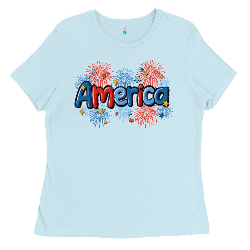 America Ladies Tee by MaliasSmallBusiness | Teevron