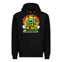 Black St. Patrick's Day truck Premium Hoodie - OliviaCreatesArt