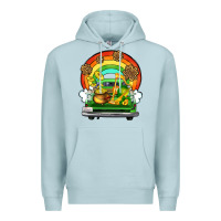 Blue Mist St. Patrick's Day truck Premium Hoodie - OliviaCreatesArt