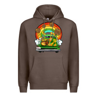 Coffee St. Patrick's Day truck Premium Hoodie - OliviaCreatesArt