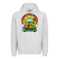 Dove Grey St. Patrick's Day truck Premium Hoodie - OliviaCreatesArt