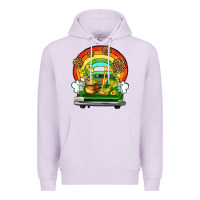 Lilac St. Patrick's Day truck Premium Hoodie - OliviaCreatesArt
