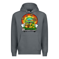 Rock St. Patrick's Day truck Premium Hoodie - OliviaCreatesArt