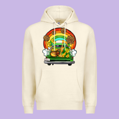 St. Patrick's Day Truck Premium Hoodie Designed By Oliviacreatesart