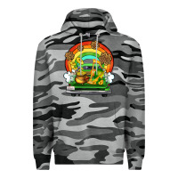 Slate Camo St. Patrick's Day truck Premium Hoodie - OliviaCreatesArt