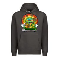 Smoke St. Patrick's Day truck Premium Hoodie - OliviaCreatesArt