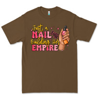 Cacao just a nail boss building her empire Premium Tee - MaliasSmallBusiness