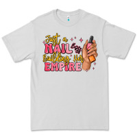 Dove Grey just a nail boss building her empire Premium Tee - MaliasSmallBusiness