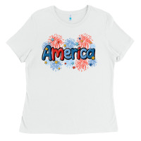 White America Ladies Tee - MaliasSmallBusiness