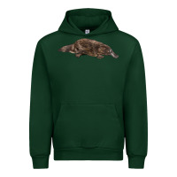 Forest Green Platypus Urban Hoodie - LillyAllenDesigns