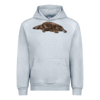 Heather Grey Platypus Urban Hoodie - LillyAllenDesigns
