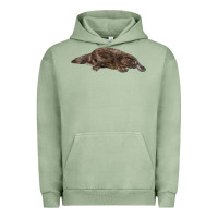 Pigment Oil Green Platypus Urban Hoodie - LillyAllenDesigns