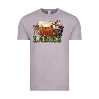 Vintage Zinc all the jingle ladies christmas cows Vintage Tee - LillyAllenDesigns