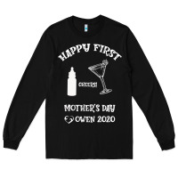 Black Happy Fırst Cheers Mother's Day Owen 2020 Long Sleeve Tee - Bettercallsaul