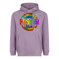 Lavender Foster Love Pride Lgbtq Heavyweight Hoodie - BundleAndBundleShop