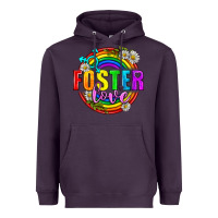 Plum Foster Love Pride Lgbtq Heavyweight Hoodie - BundleAndBundleShop